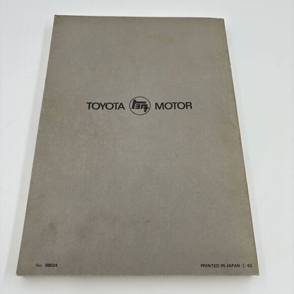 1968 Toyota Corona Mark 2 II Factory Dealer OEM Chassis Repair Manual - Picture 3 of 9